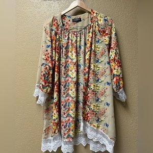 Relipop silk cardigan L